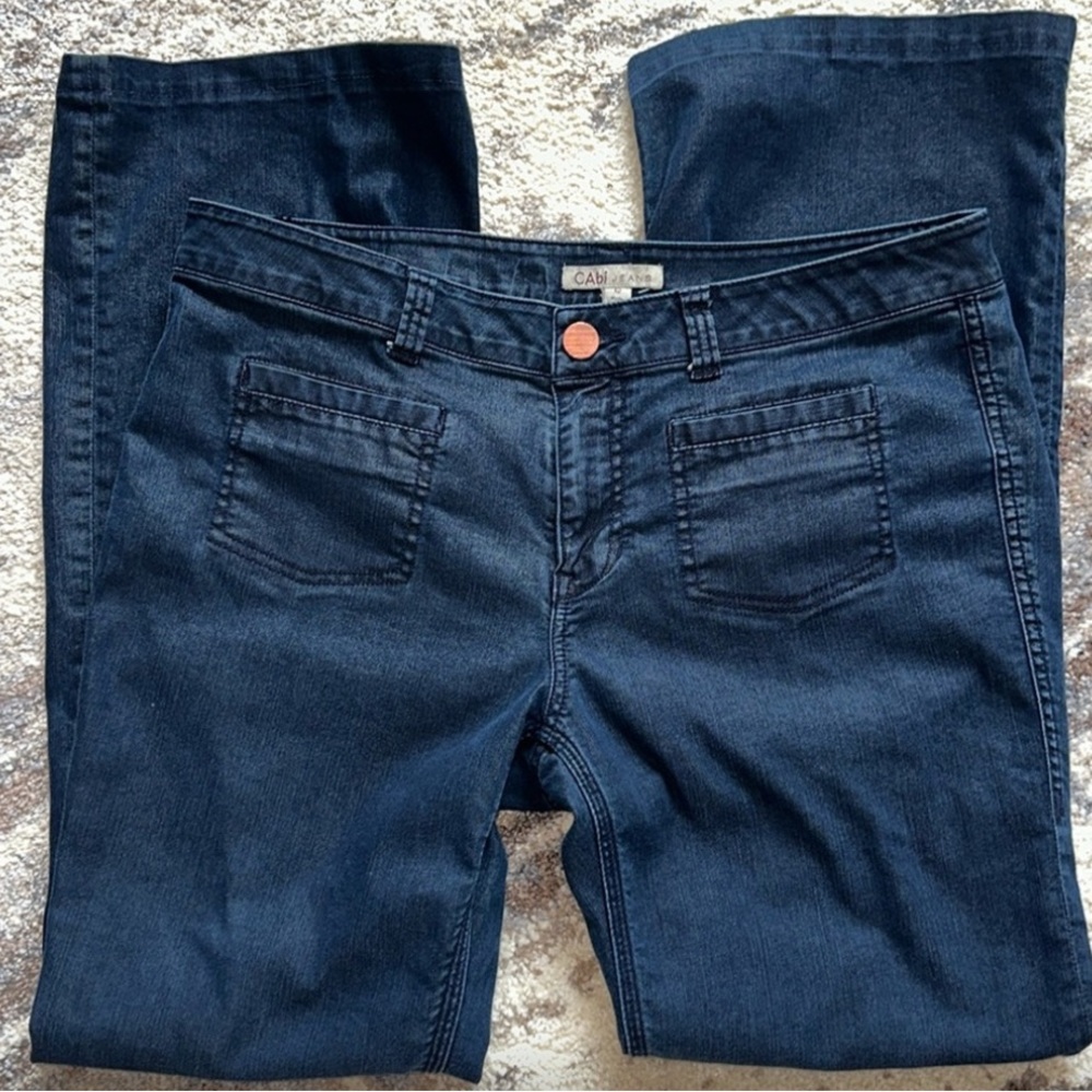 🏖️ CAbi Blue Flare Pants Versatile Style